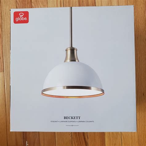 Globe Electric 60824 Beckett 10 W Pendant White Ebay