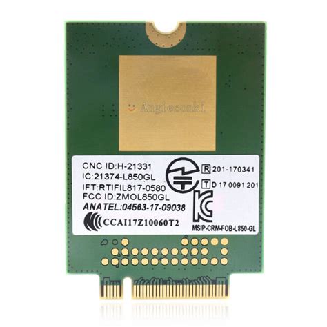 Lenovo Fibocom L850 GL M 2 CAT9 4G LTE WWAN Card 01AX792 For Sale