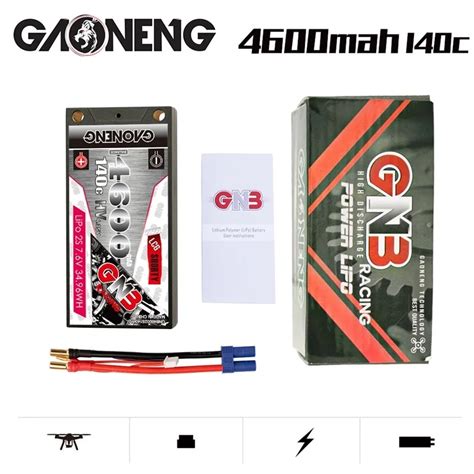 Gnb S V Mah Hv C Lipo Battery Low Profile Hardcase Shorty