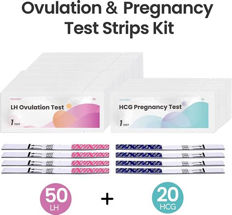 50 Ovulation Test Strips 20 Pregnancy Test Strips 99 Accurate And Easy To Use