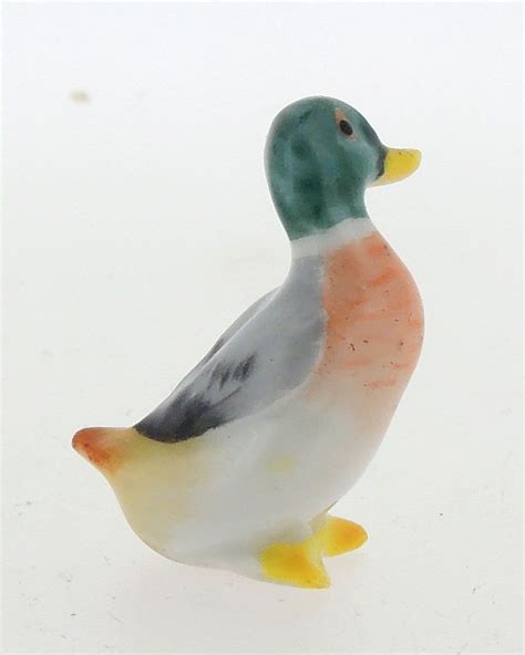 Vintage Metzler And Ortloff German Miniature Duck Porcelain Etsy