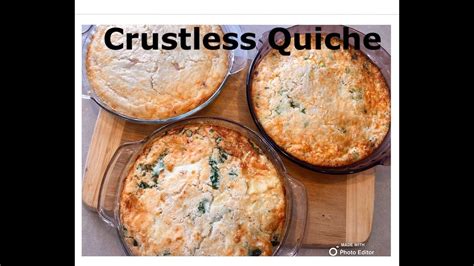 Ultimate Crustless Quiche Quick Easy Recipe Vegetarian Quiche Meat Lovers Quiche 3