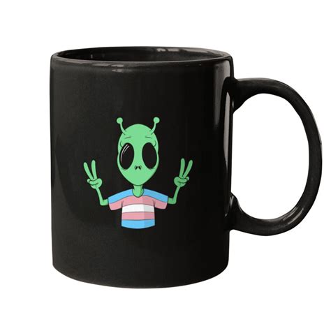 Aliens Transgender Trans Flag Art For An Alien Lover Mugs Sold By