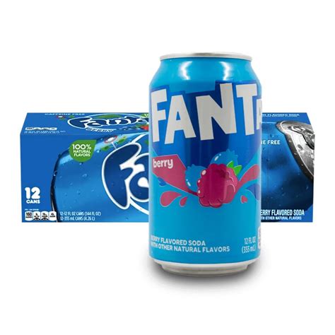 Газированный напиток Fanta Berry (Фанта лесные ягоды), США, 355 мл 12 ...
