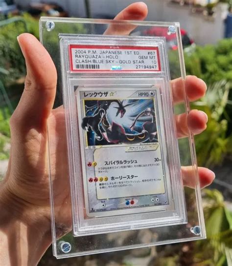 Gold Star Rayquaza Japanese Psa 10 Pokemon 67 Card Gem Mint 1st Eur