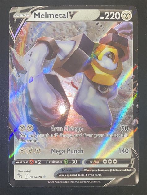 Pok Mon Tcg Melmetal V Pokemon Go Holo Ultra Rare Nm M Ebay