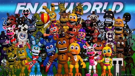 Nuevos Animatrónicos Fnaf World Five Nights At Freddy´s Novedades