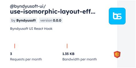 Byndyusoft Ui Use Isomorphic Layout Effect Cdn By Jsdelivr A Cdn For