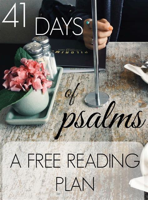 Days Of Psalms Reading Plan Free Sarah E Frazer