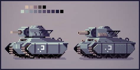 Pixel Tank Art by Luther0Everett on DeviantArt