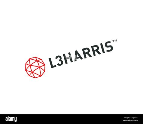 L3harris Technologies Rotated Logo White Background Stock Photo Alamy