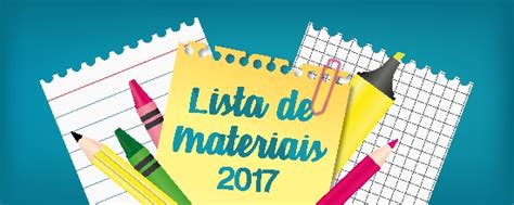 Lista De Materiais Col Gio S O Jos