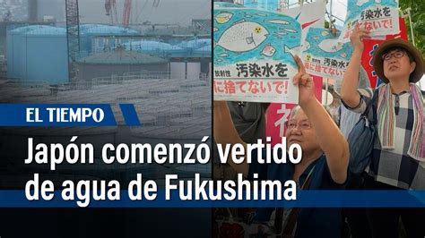 Japón inicia el vertido de agua de la planta nuclear de Fukushima El