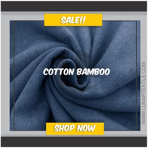 Bahan Kain Konveksi Cotton Bamboo Lunar Textile Kain Indonesia