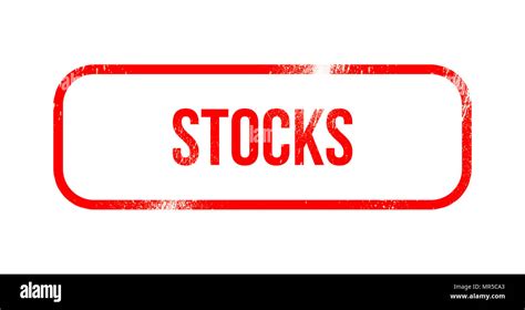 Stocks Red Grunge Rubber Stamp Stock Photo Alamy