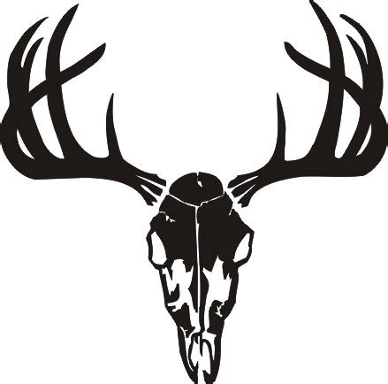 Deer Skull Stencil - ClipArt Best