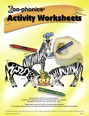 Fillable Online Zoo-phonics Activity Worksheets Fax Email Print - pdfFiller