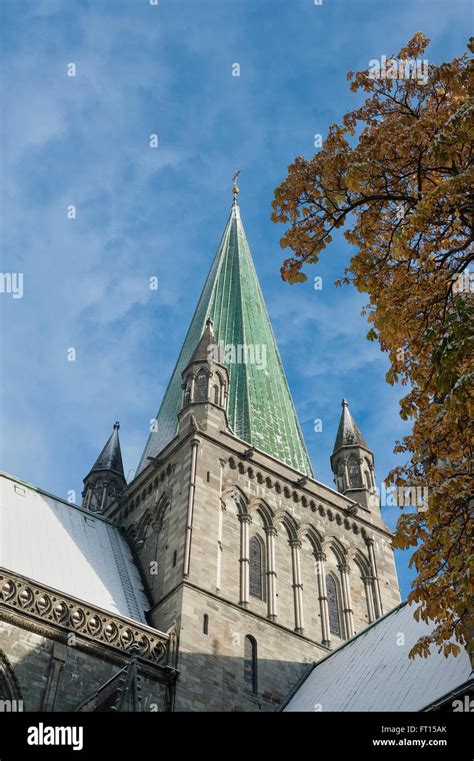 Nidaros Cathedral Norway High Resolution Stock Photography And Images