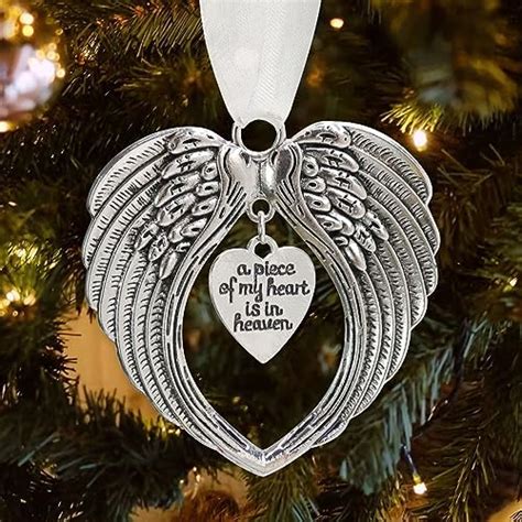 Christmas Memorial Ornament Baubles Angel Wings Pendants Shape A