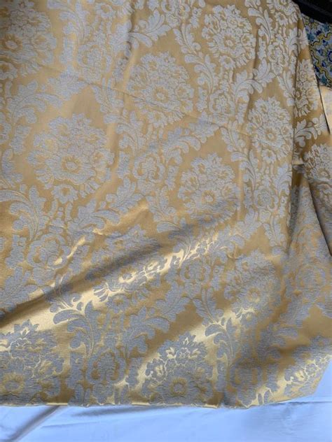 560 X 140 Cm Elegant San Leucio Damask Fabric In Lampas Catawiki