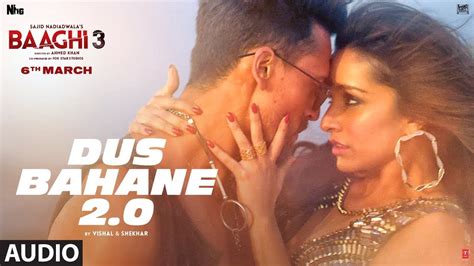 Full Audio Dus Bahane Baaghi Vishal Shekhar Feat Kk Shaan