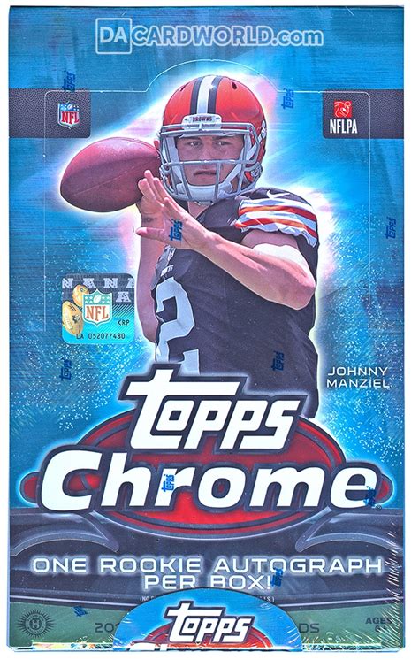 2014 Topps Chrome Football Hobby Box DA Card World