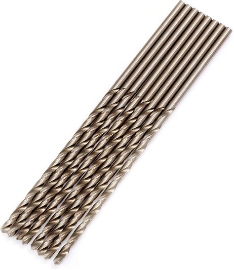 Extra Long 2.5mm Drill Bit Set - HSS Straight Large Twist Shank Plastic