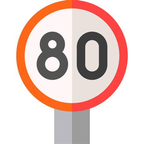 Speed Limit Free Signaling Icons