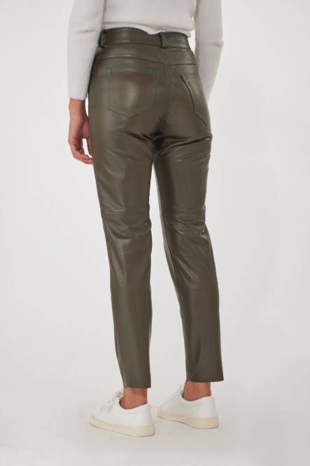 Pantalon Cuir Femme Et Legging En Cuir Stretch Cesare Nori Depuis