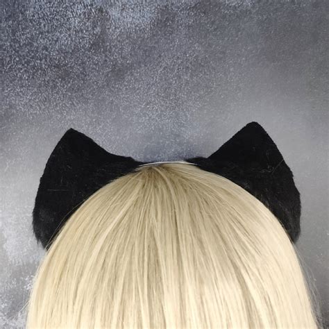 Black Kitten Ears Headband Neko Ears Cosplay - Inspire Uplift