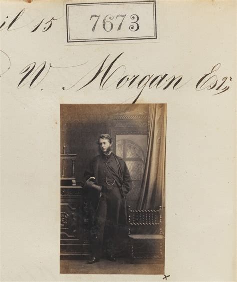 Npg Ax57512 Mr W Morgan Portrait National Portrait Gallery