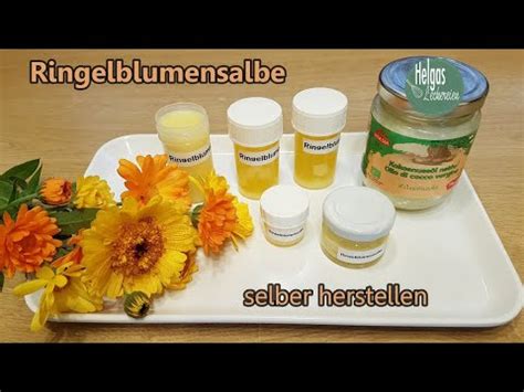 Ringelblumensalbe Selber Herstellen Calendula Salbe Youtube