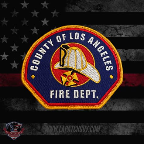 LACoFD Standard Embroidery Patch – LA Patch Guy