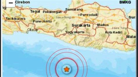 Gempa Guncang Yogyakarta Senin 9 Mei 2022 Pagi Baru Saja Guncangan Di