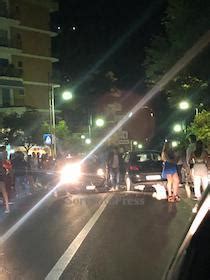 Incidente Frontale Nella Notte In Via Degli Aranci A Sorrento Foto