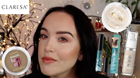 Test Claresa Makeup mega trwały podkład genialne pudry i klej do brwi