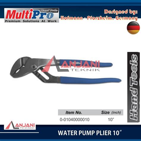 Jual Tang Geser Burung Multipro Water Pump Pliers Inch Plier Inch