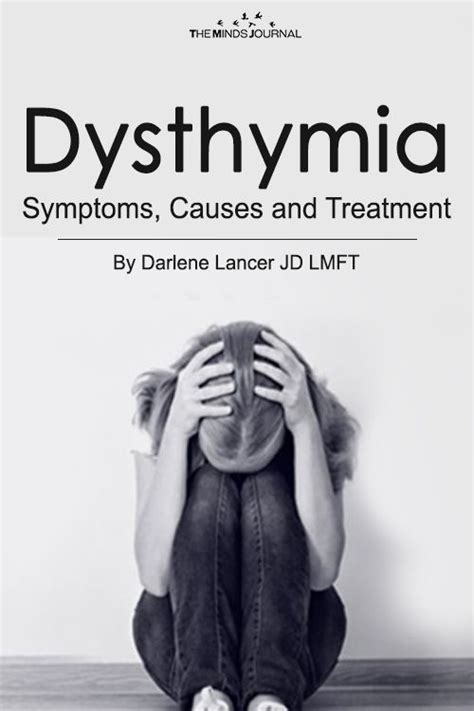 Chronic Depression Or Dysthymia Common Symptoms Causes And Treatment