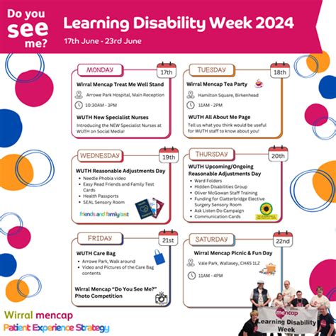 Learning Disability Week 2024 Wirral University Hospital Nhs