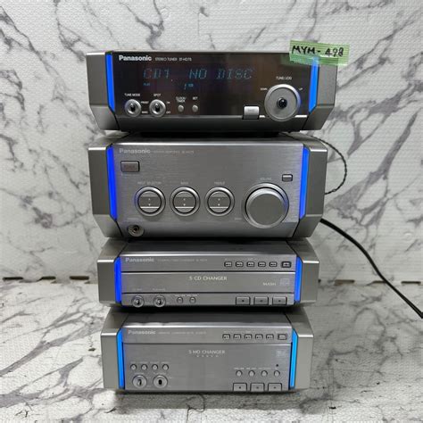 【傷や汚れあり】mym 498 激安 Panasonic Stereo Tunerstereo Amplifiercompact Disc