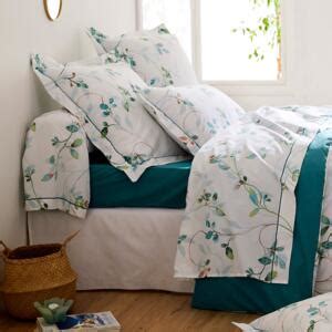 Taie de traversin satin de coton L200 cm Frida Vert émeraude Linge