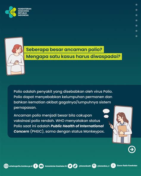 Kementerian Kesehatan RI On Twitter Polio Adalah Penyakit Menular