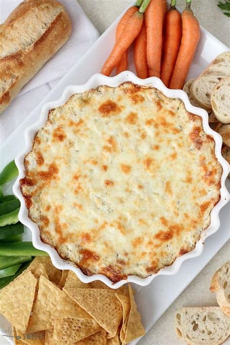 Artichoke Dip Warm Cheesy Artichoke Dip Ready In Minutes