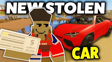 New Stolen Car Unturned Thief Roleplay I Made By Robbing A