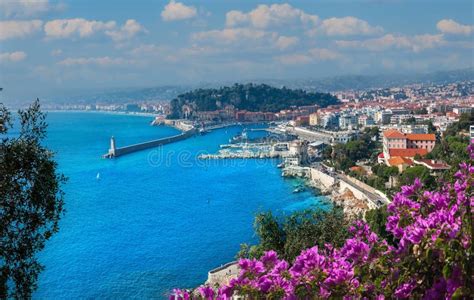 Luftbild Der Franz Sischen Riviera Cote D Azur In Europe Stockbild