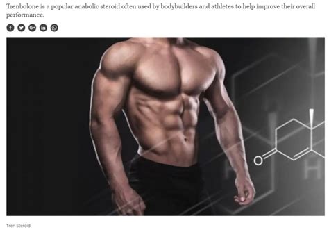 Tren Steroid Trenbolone Pills Cycle Dosage Side Effects Before