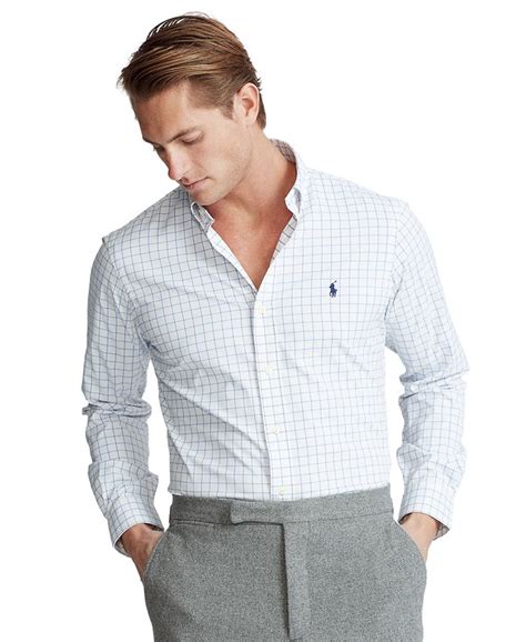 Polo Ralph Lauren Mens Classic Fit Performance Shirt Macys