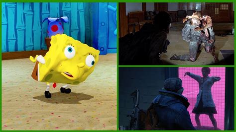 Hidden Video Game Details 12 Spongebob World War Z The Last Of Us 2