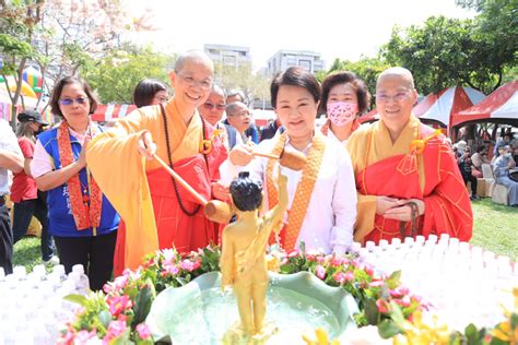 大台中佛教會浴佛祈福盛典 盧秀燕祈願國泰民安 臺灣導報