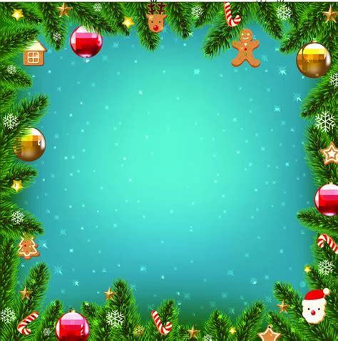 Christmas Decoration Border Stock Vector Image By Macrovector